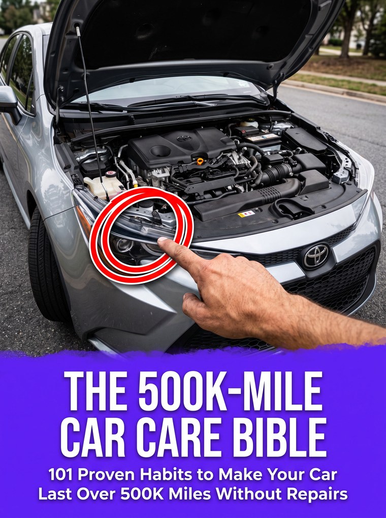 The 500K-Mile Car Care Bible — book cover